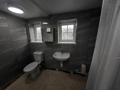 New Project Big bathroom created from one small bathroom and a separated toilet