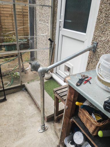 Fixing a new Handrail using a key system